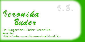 veronika buder business card